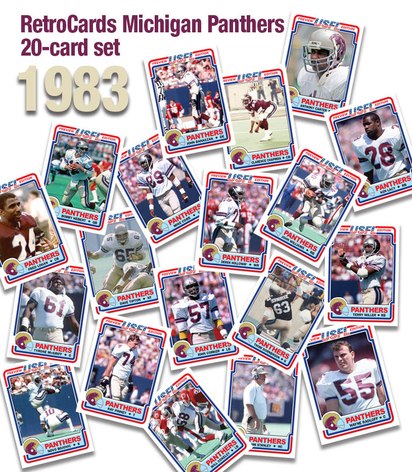 1983T Michigan Panthers - USFL's First Champ – RetroCards