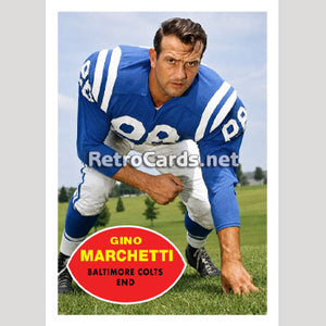 1960T Gino Marchetti Baltimore Colts
