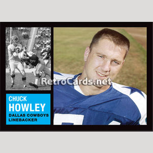 1962T Chuck Howley Dallas Cowboys