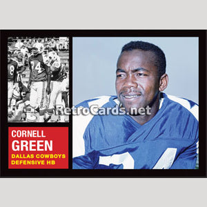 1962T Cornell Green Dallas Cowboys
