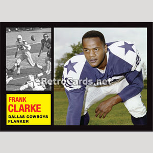 1962T Frank Clarke Dallas Cowboys