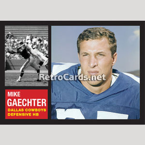 1962T Mike Gaechter Dallas Cowboys