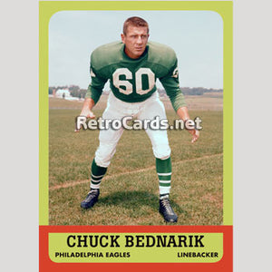 1963T Chuck Bednarik Philadelphia Eagles