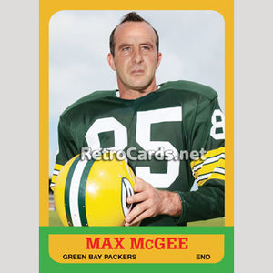 1963T Max McGee Green Bay Packers