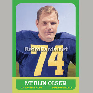 1963T Merlin Olsen Los Angeles Rams