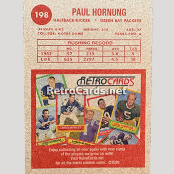 1963T Green Bay Packers RetroCards Set
