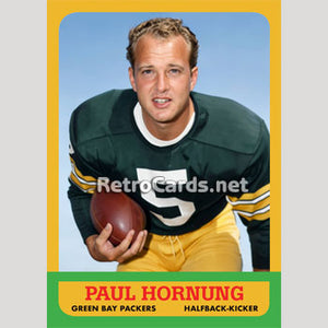 1963T Paul Hornung Green Bay Packers