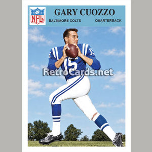 1966P Gary Cuozzo Baltimore Colts