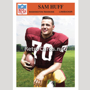 1966P Sam Huff Washington Redskins