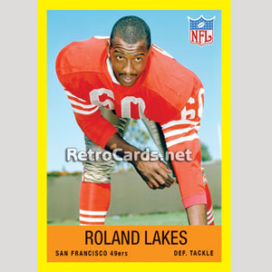 1967P Roland Lakes San Francisco 49ers