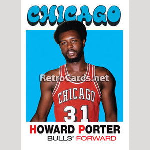 1971-72T Howard Porter Chicago Bulls