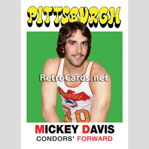 1971-72T Mickey Davis Pittsburgh Condors