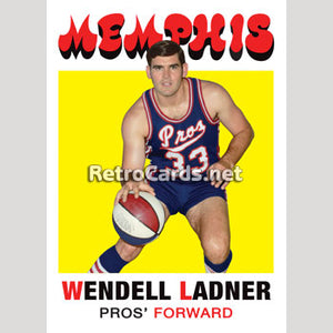 1971-72T Wendell Ladner Memphis Pros