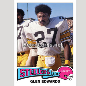 1975T Glen Edwards Pittsburgh Steelers