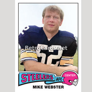 1975T Mike Webster Pittsburgh Steelers