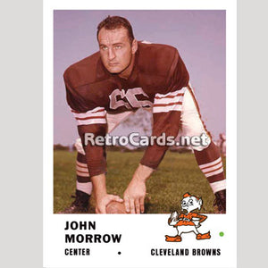 1961F John Morrow Cleveland Browns