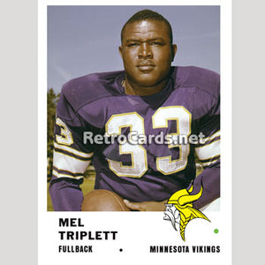 1961F Mel Triplett Minnesota Vikings