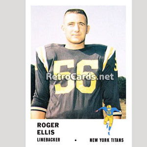 1961F Roger Ellis New York Titans