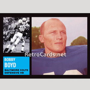 1962T Bob Boyd Baltimore Colts