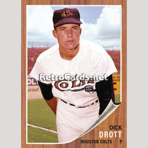1962T Dick Drott Houston Colt .45s