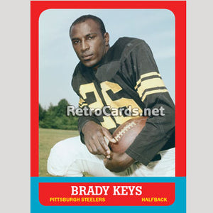 1963T Brady Keys Pittsburgh Steelers