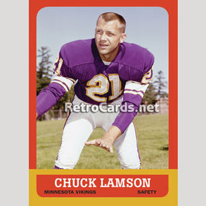1963T Chuck Lamson Minnesota Vikings