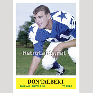 1964P Don Talbert Dallas Cowboys