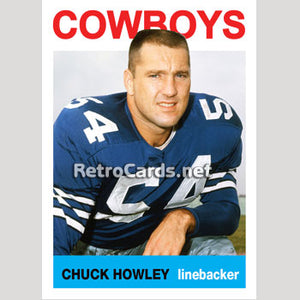 1964T MLB Chuck Howley Dallas Cowboys