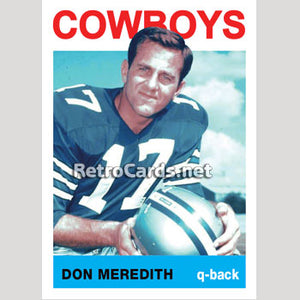 1964T MLB Don Meredith Dallas Cowboys