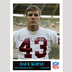 1965P Dave Kopay San Francisco 49ers