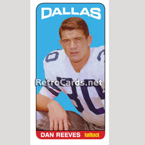 1965T Dan Reeves Dallas Cowboys