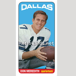 1965T Don Meredith Dallas Cowboys