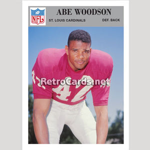 1966P Abe Woodson St. Louis Cardinals