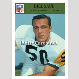 1966P Bill Saul Pittsburgh Steelers