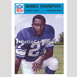 1966P Bobby Thompson Detroit Lions