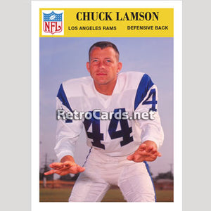 1966P Chuck Lamson Los Angeles Rams