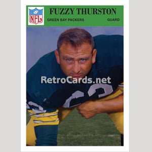 1966P Fuzzy Thurston Green Bay Packers