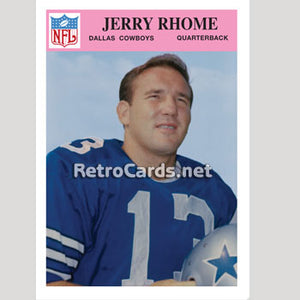 1966P Jerry Rhome Dallas Cowboys