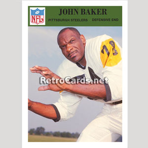 1966P John Baker Pittsburgh Steelers