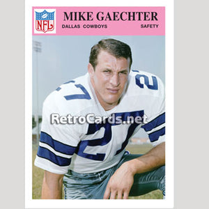 1966P Mike Gaechter Dallas Cowboys