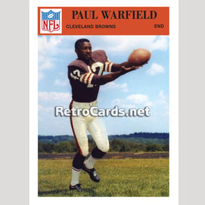 1966P Paul Warfield Cleveland Browns