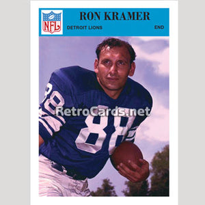 1966P Ron Kramer Detroit Lions