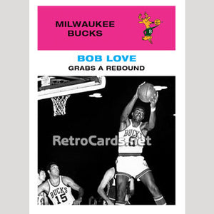 1968F Bob Love Milwaukee Bucks