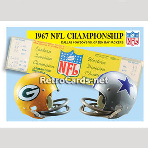 1968P Ice Bowl Championship Tickets Packers vs. Cowboys