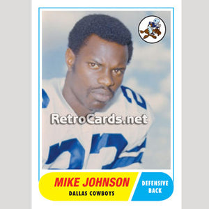 1968T Mike Johnson Dallas Cowboys