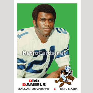 1969T Dick Daniels Dallas Cowboys