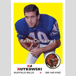 1969T Ed Rutkowski Buffalo Bills