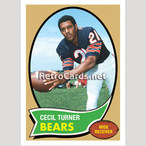 1970T Cecil Turner Chicago Bears