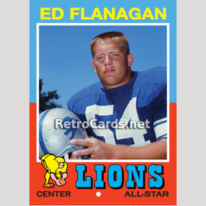1971T Ed Flanagan NFL All Stars