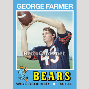 1971T George Farmer Chicago Bears